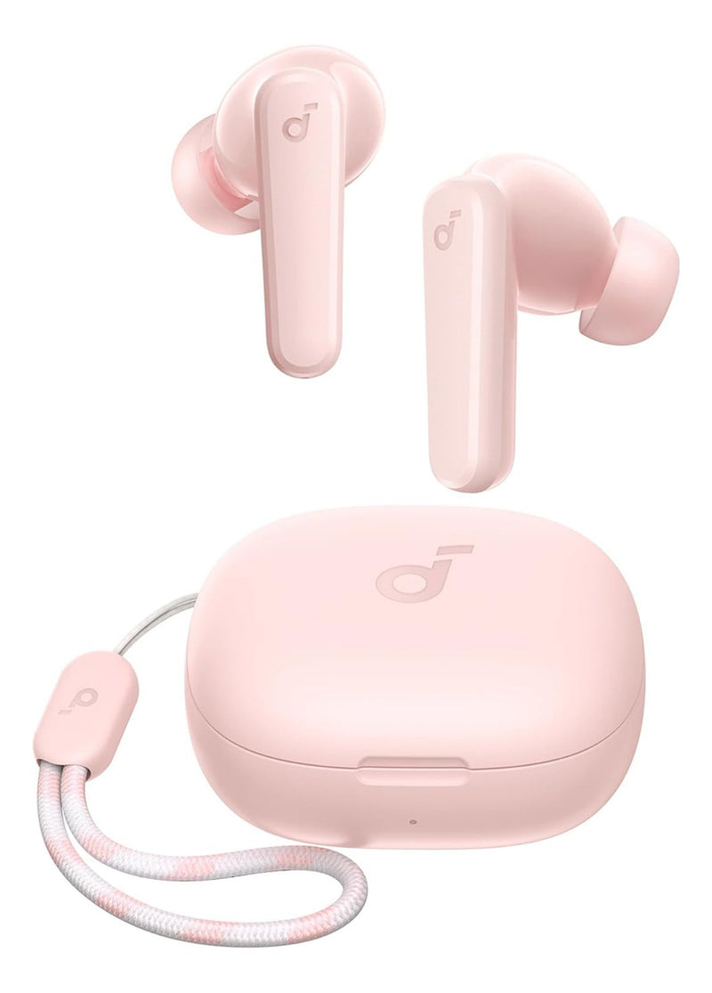 Fone de Ouvido Soundcore P20i Bluetooth 5.3 Grave Potente Drivers 10mm 30h Bateria Carregamento Rápido App Personalização De Som Via App IPX5 2 Mics IA para Chamadas Claras Case Compacto Cor Azul