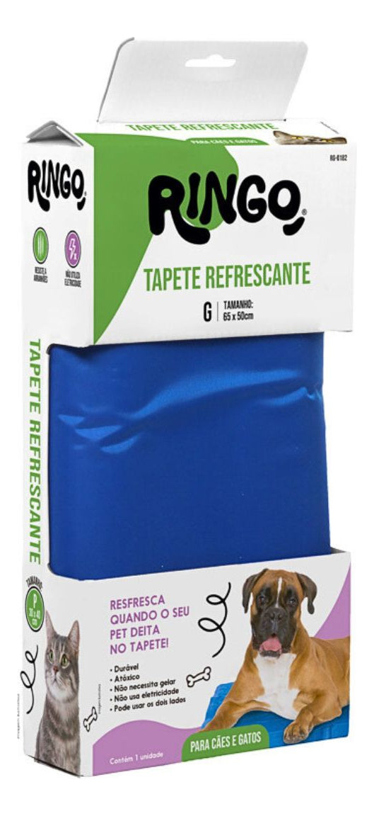 Tapete Colchão Refrescante Gelado Térmico Para Pets Cães Gatos 65x50cm Pet Ringo