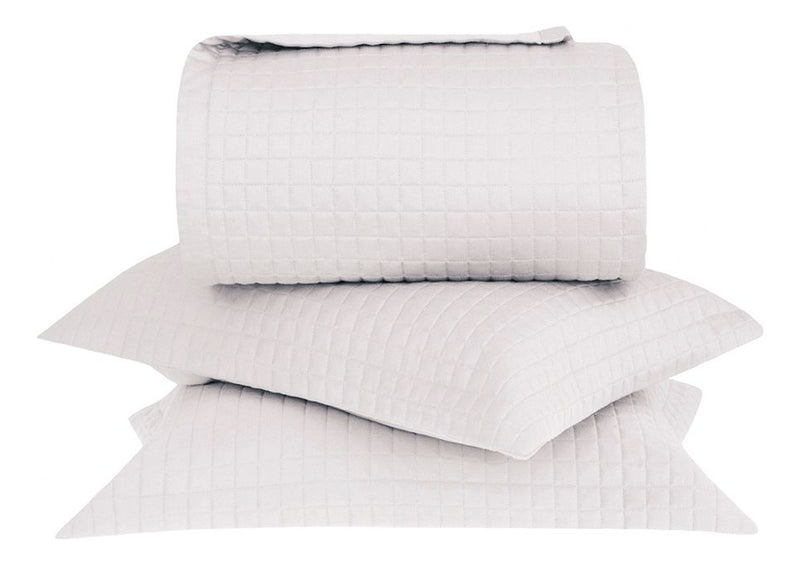 Kit Colcha Solteiro Buddemeyer Vision New Colors Branco 2pçs