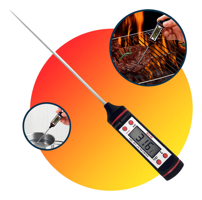 Termômetro Trad K-10-4 Culinário Digital Carnes Liquido Marca Creator Brasil