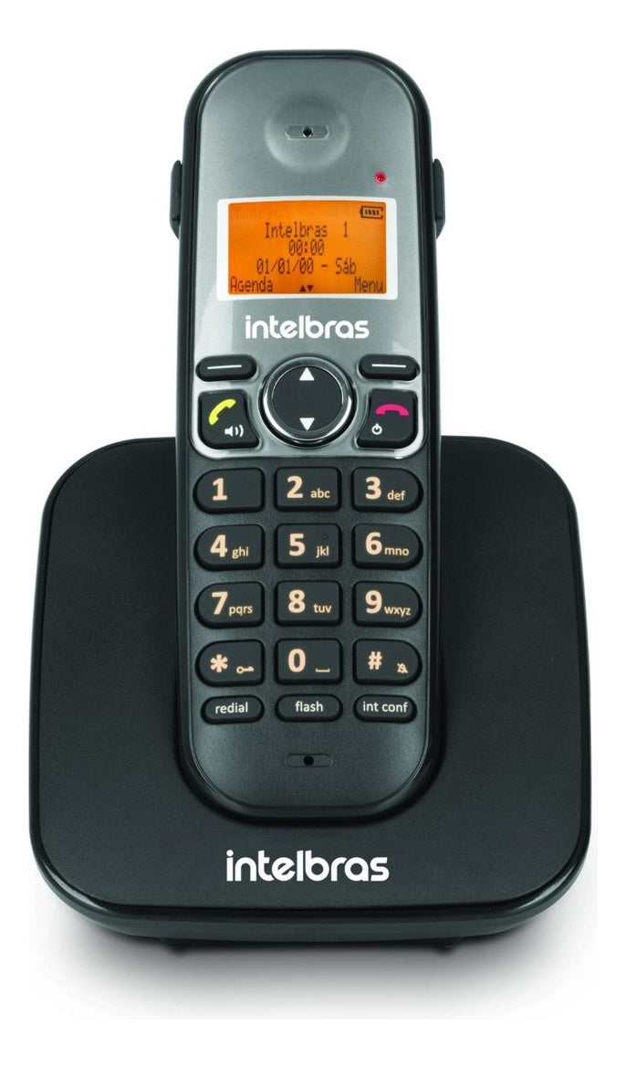 Telefone Ts 5120 Sem Fio Intelbras Preto