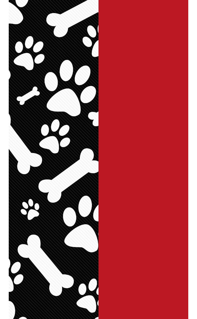 Cama Com Bordas Ana Pet Ibitinga Cor Preto/Vermelho