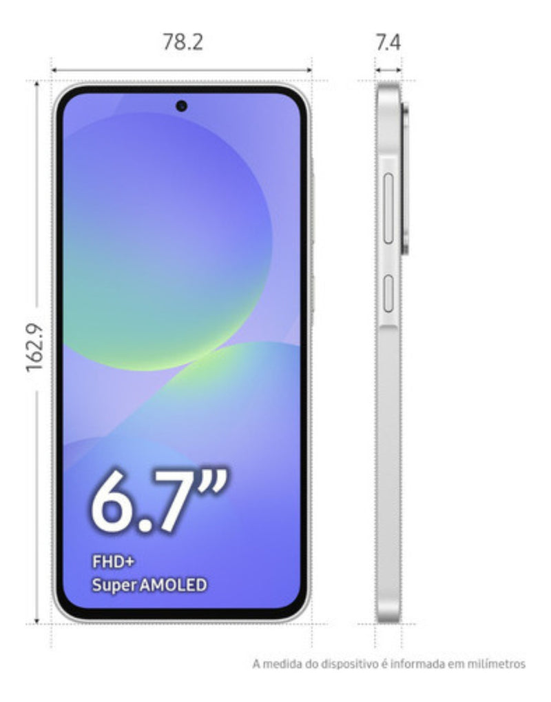Smartphone Samsung Galaxy A36 5G 128GB, 6GB RAM, Recursos AI