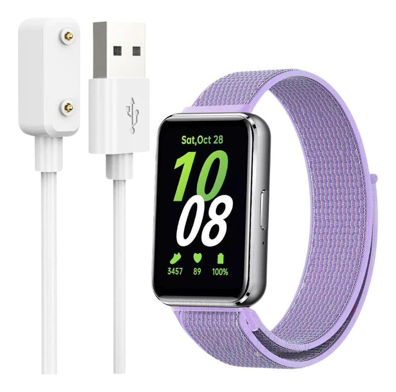 Dock Carregador Usb Tipo C Para Samsung Galaxy Fit 3 R390
