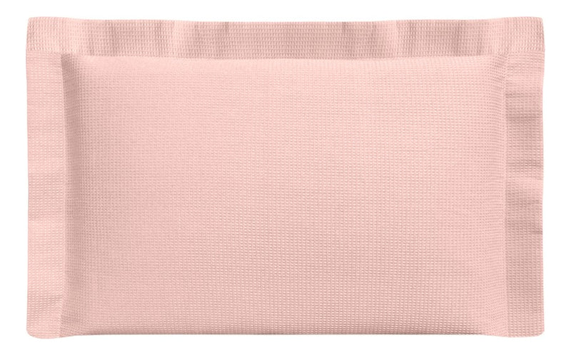 Porta Travesseiro Zelo Classic Piquet Favo 100% Algodão Rosa