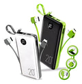 Power Bank 20.000mah Connect Carregador Turbo Com Display Portátil Iphone E Samsung