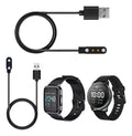 Cabo Carregador Usb Relogio Smartwatch 2 Pinos Champion Cor Preto