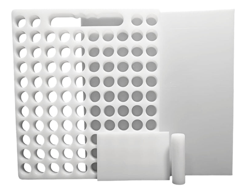 Placa Porcionadora De Doce 13g 104 Furos Branco