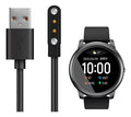 Cabo Carregador Usb Relogio Smartwatch 2 Pinos Champion Cor Preto