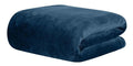 Cobertor Blanket 300 Solteiro - Kacyumara - Blue Night Liso Azul Blue Night - 3517
