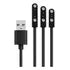 Cabo Carregador Usb Relogio Smartwatch 2 Pinos Champion Cor Preto
