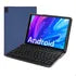 Tablet Pc 10.1 C/mouse Teclado E Capa Chip 4g Ram6gb + 128gb Cor Azul-aço